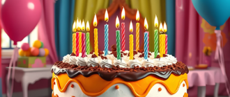 Smart Cat – Sweet Cake – Birthday Song