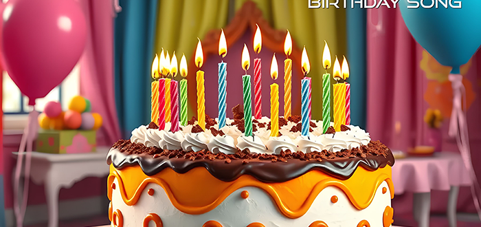 Smart Cat – Sweet Cake – Birthday Song
